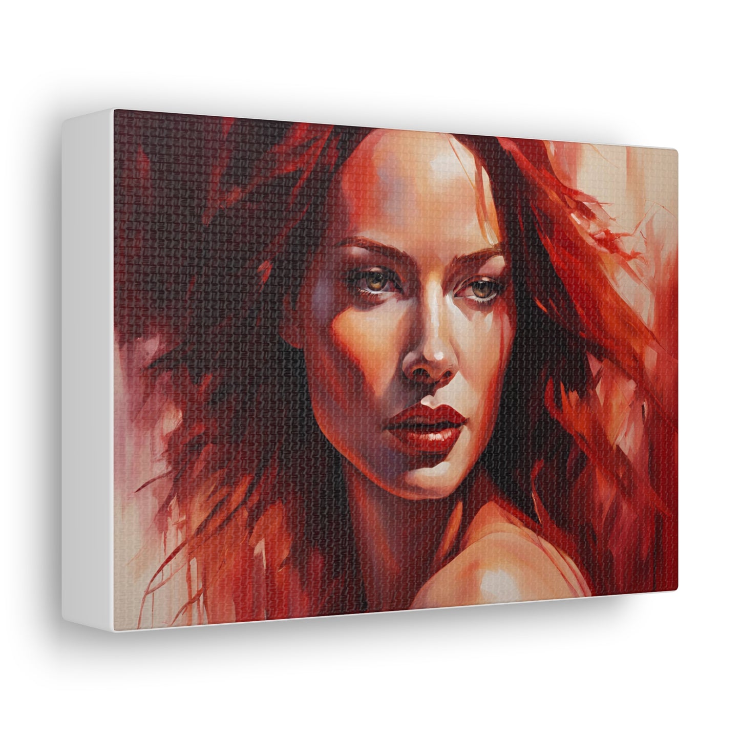 Stunning Canvas Gallery Wrap - Bold Red Art for Modern Spaces