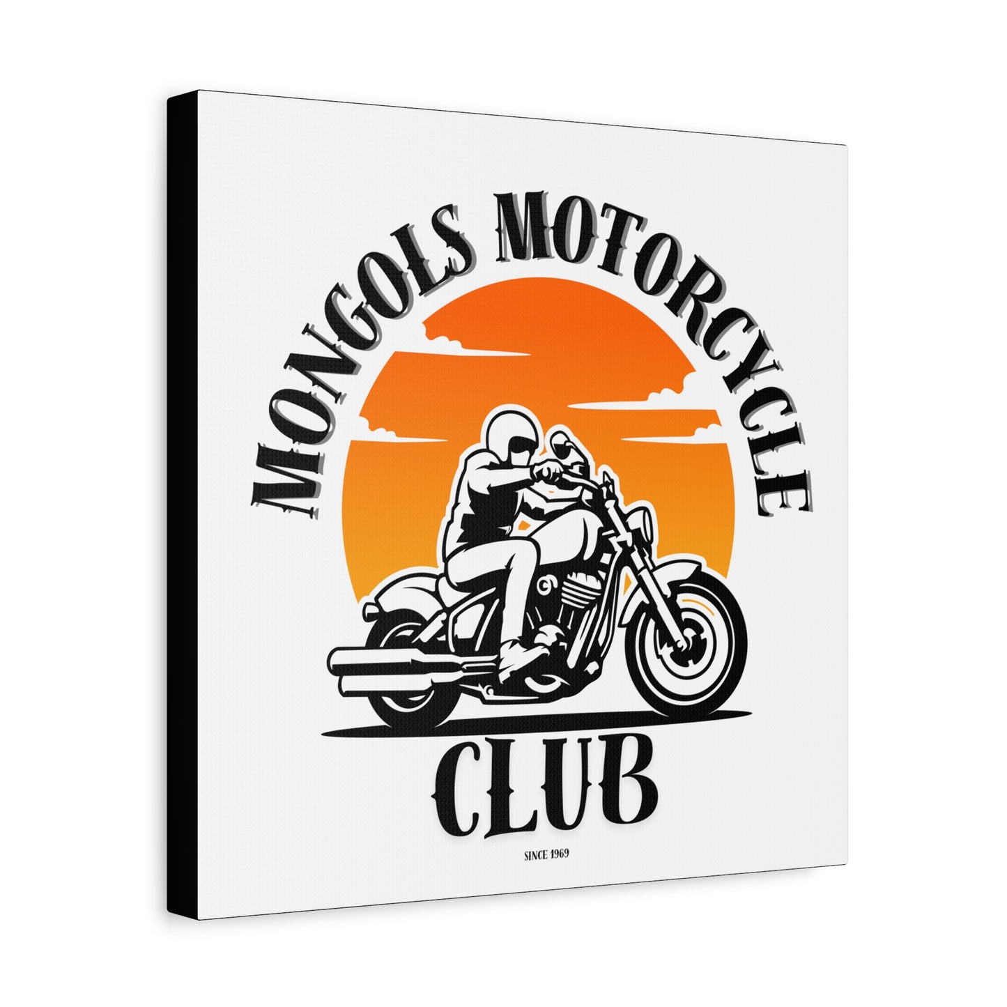 Mongols Motorcycle Club Canvas Art – Bold Wall Decor for True Bikers