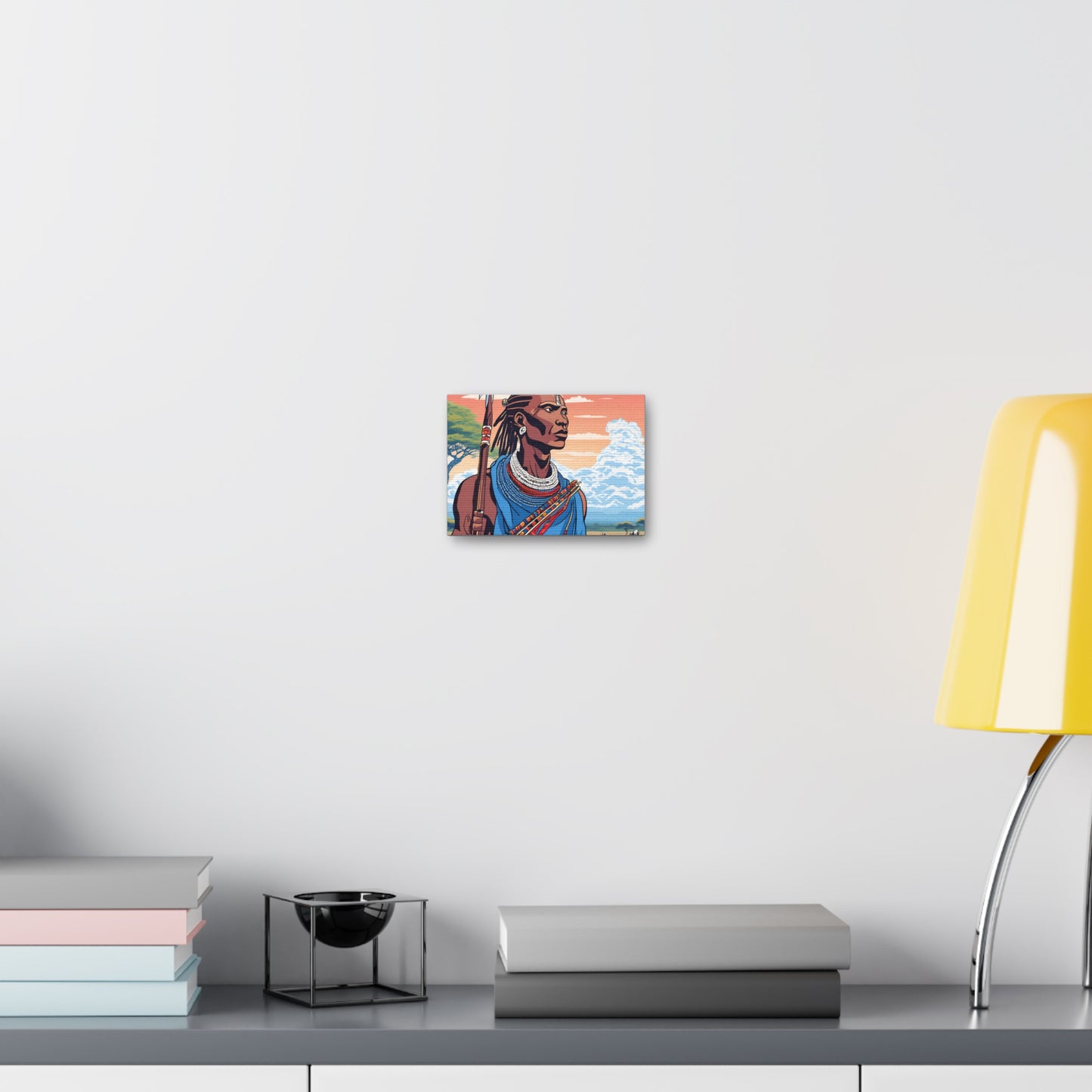 Canvas Gallery Wrap - African Warrior Artwork