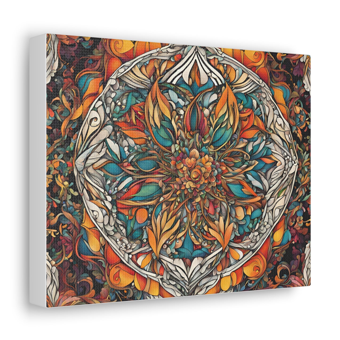 Vibrant Floral Canvas Gallery Wraps - Bohemian Home Decor