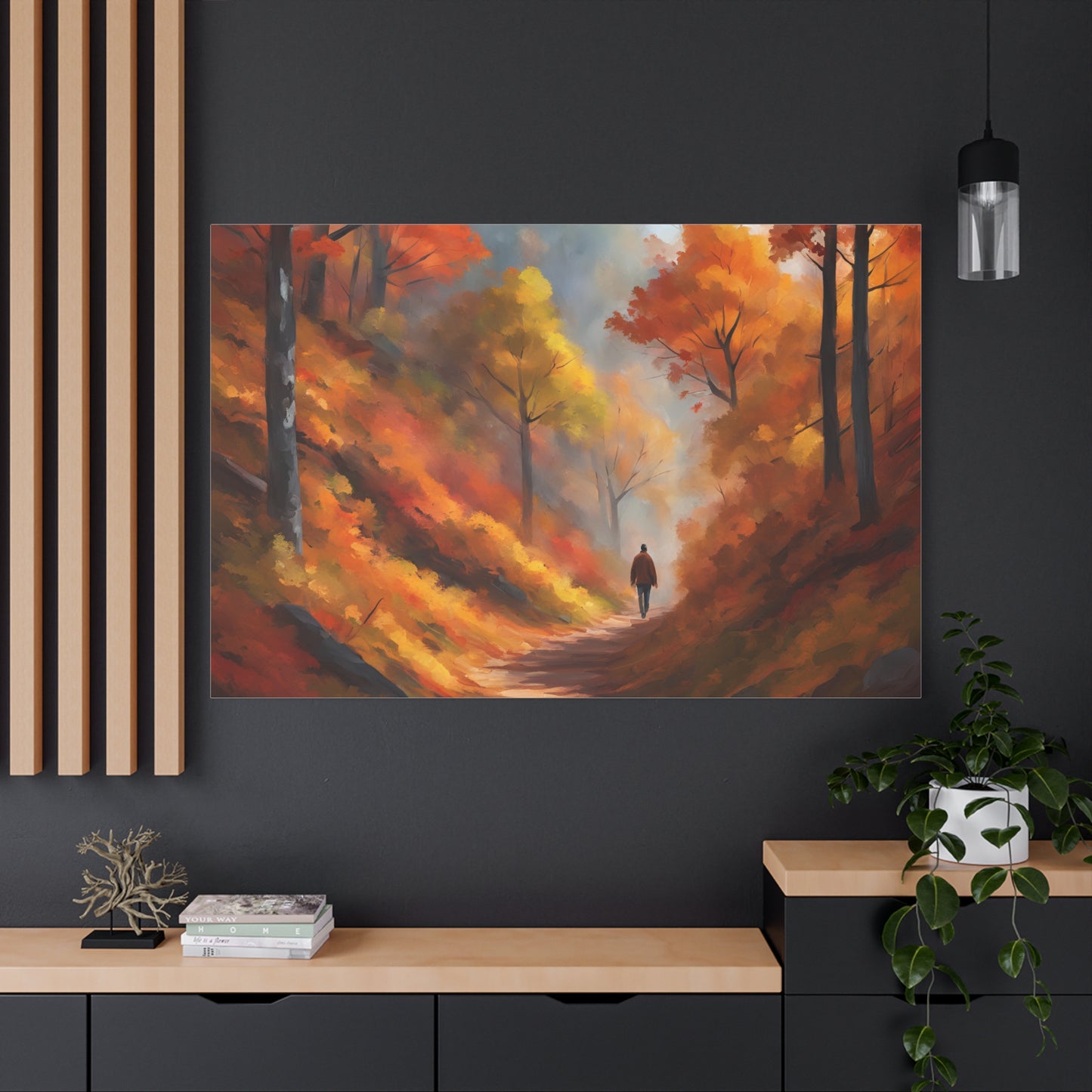 Autumn Landscape Canvas Print - Stretched Art for Home Decor