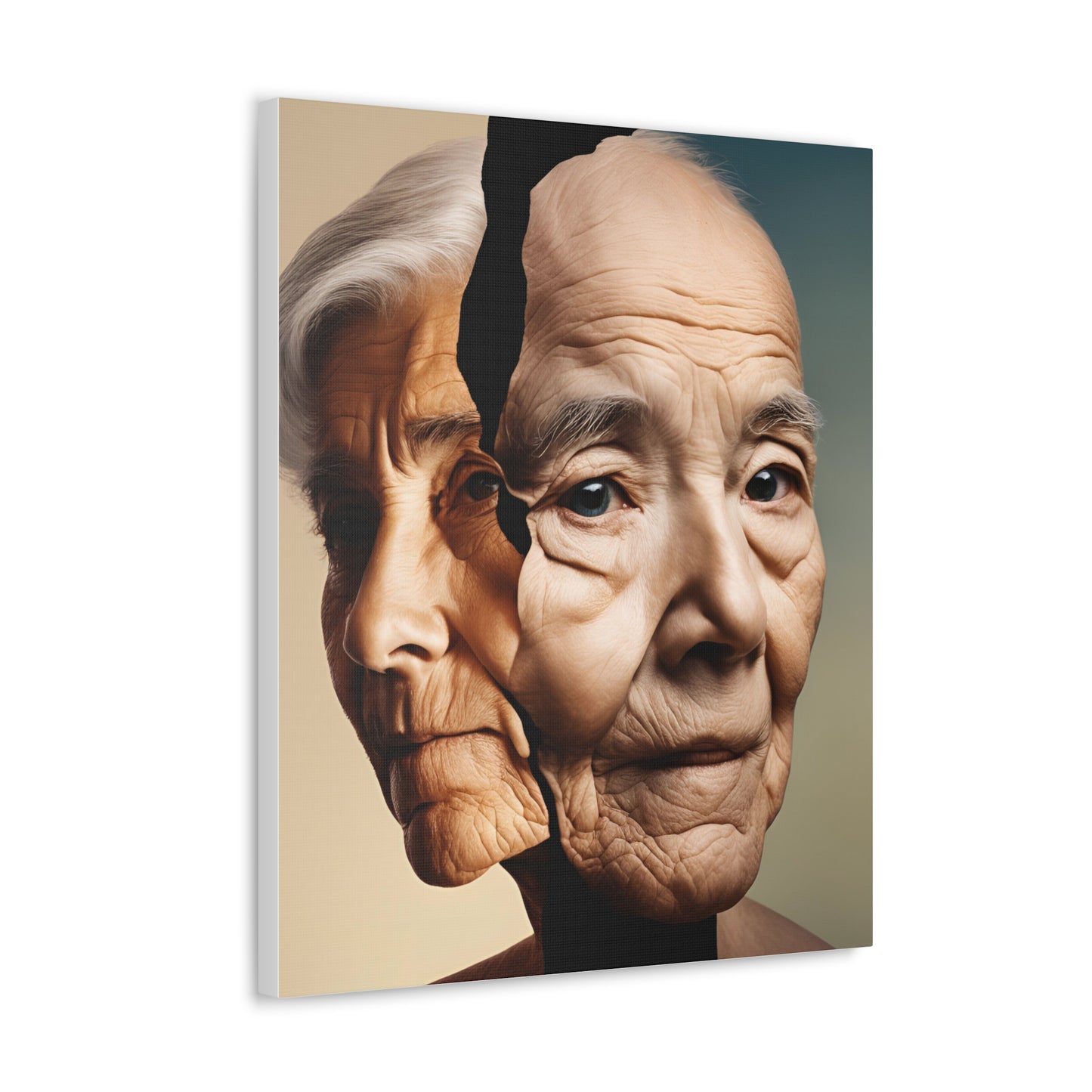 Emotional Canvas Gallery Wraps - Timeless Faces of Aging