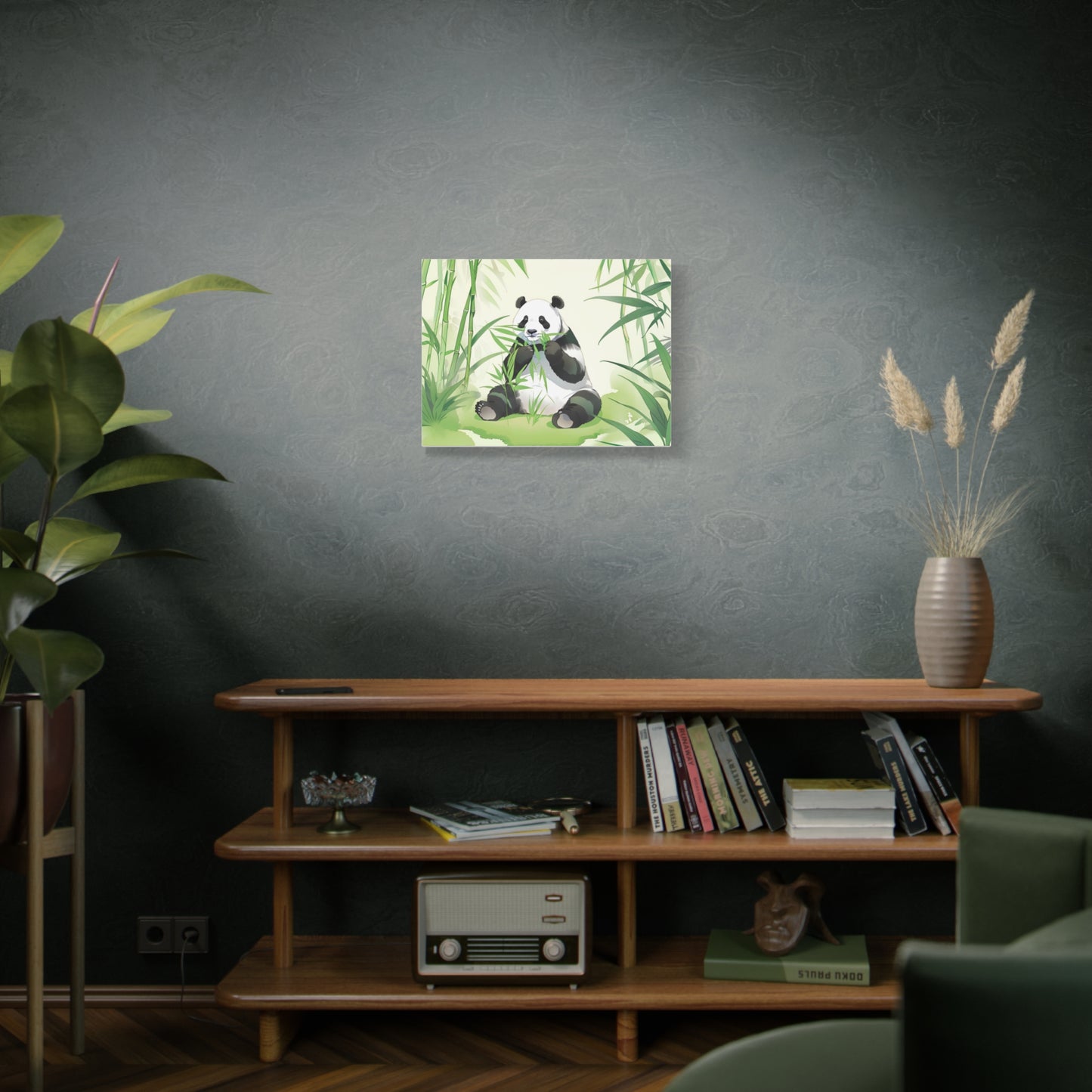 Whimsical Panda Canvas Art - Tranquil Nature Wall Decor