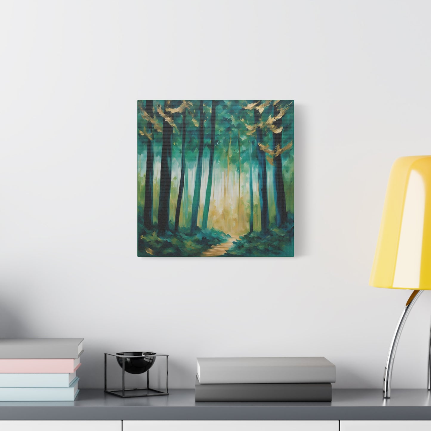 Serene Forest Canvas Wall Art – Tranquil Nature Landscape Print