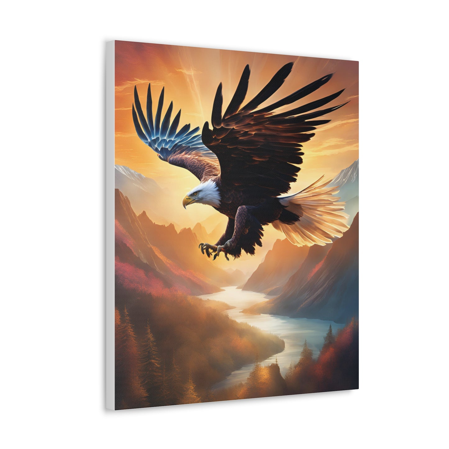 Majestic Eagle Canvas Gallery Wrap - Stunning Wall Art for Nature Lovers