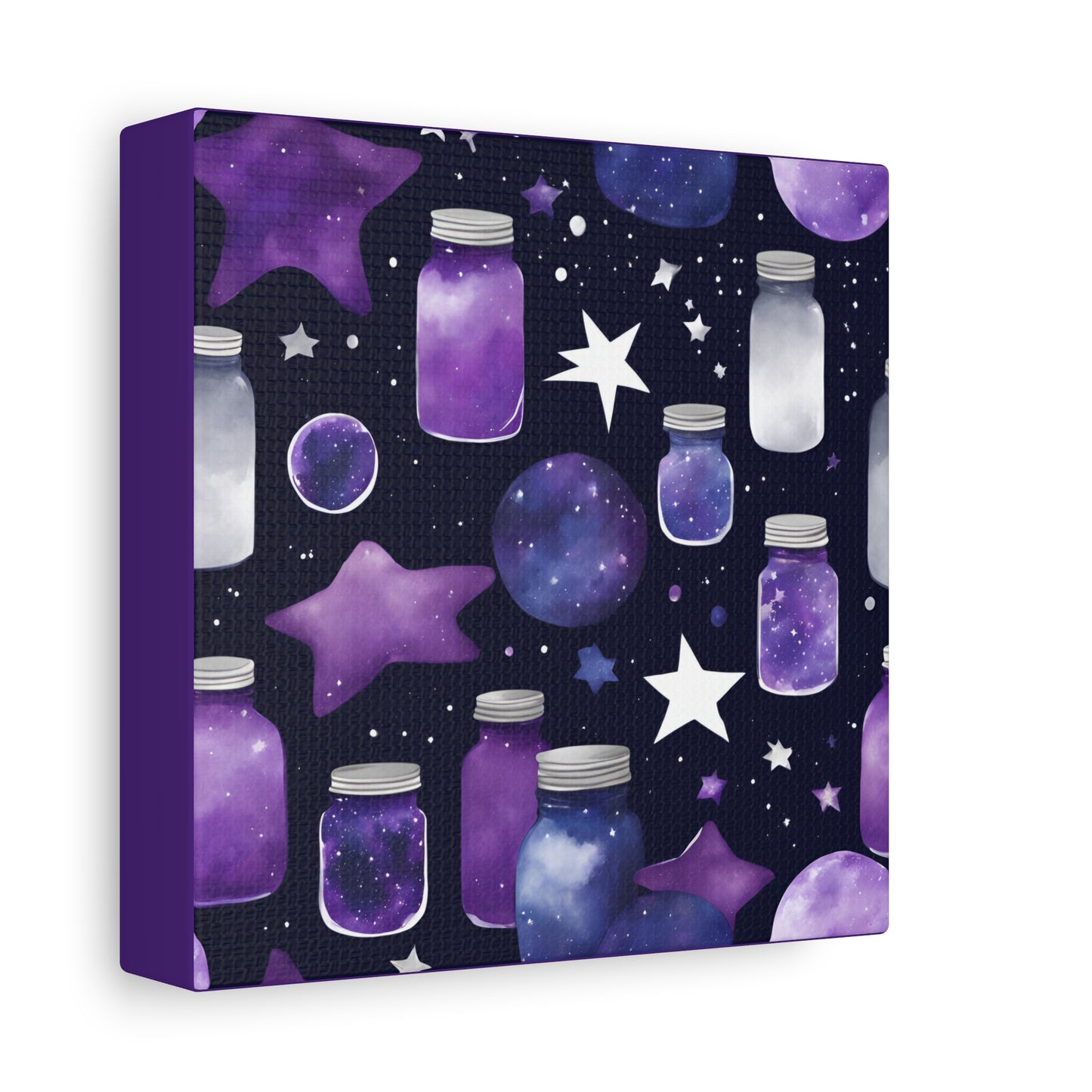 Dreamer's Cosmic Starry Night Canvas – Celestial Wall Art for Inspired Home Decor