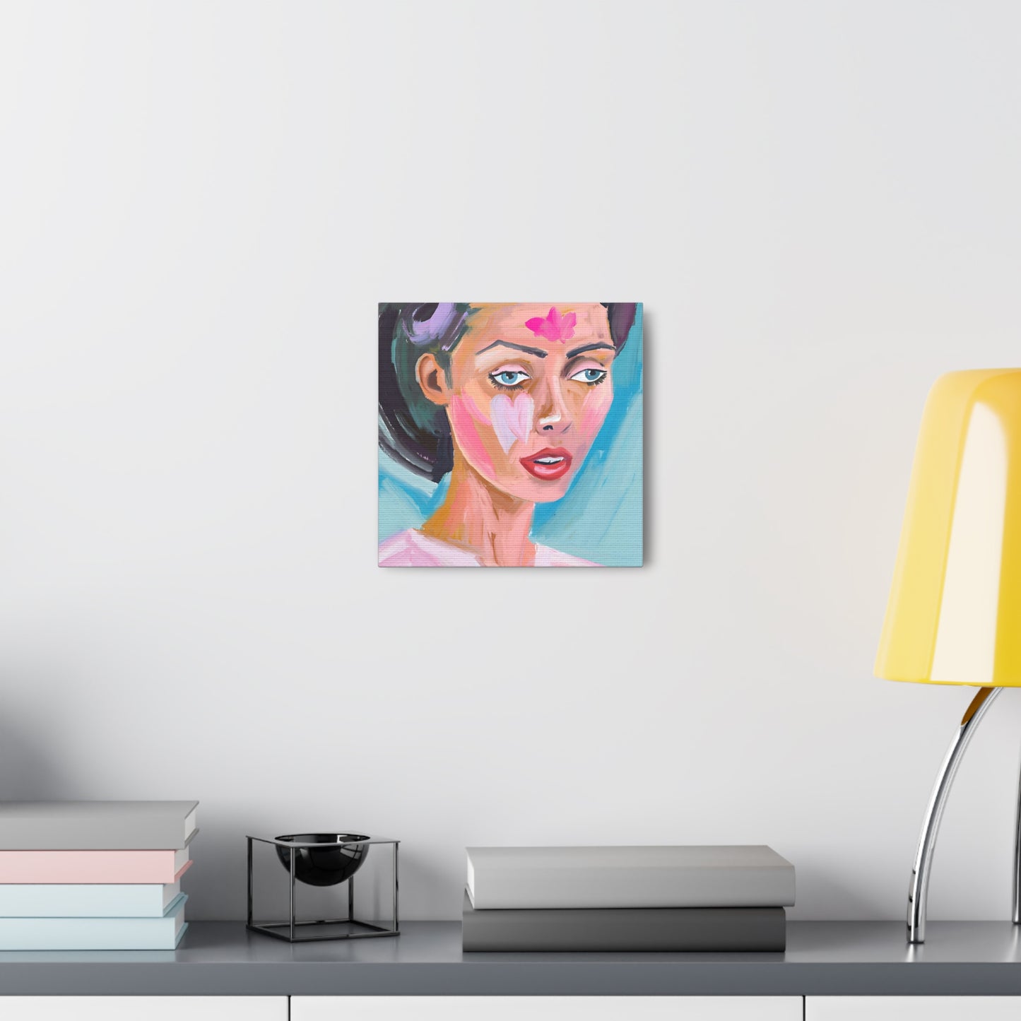 Canvas Wall Art - Vibrant Bold Portrait Art for Home Decor