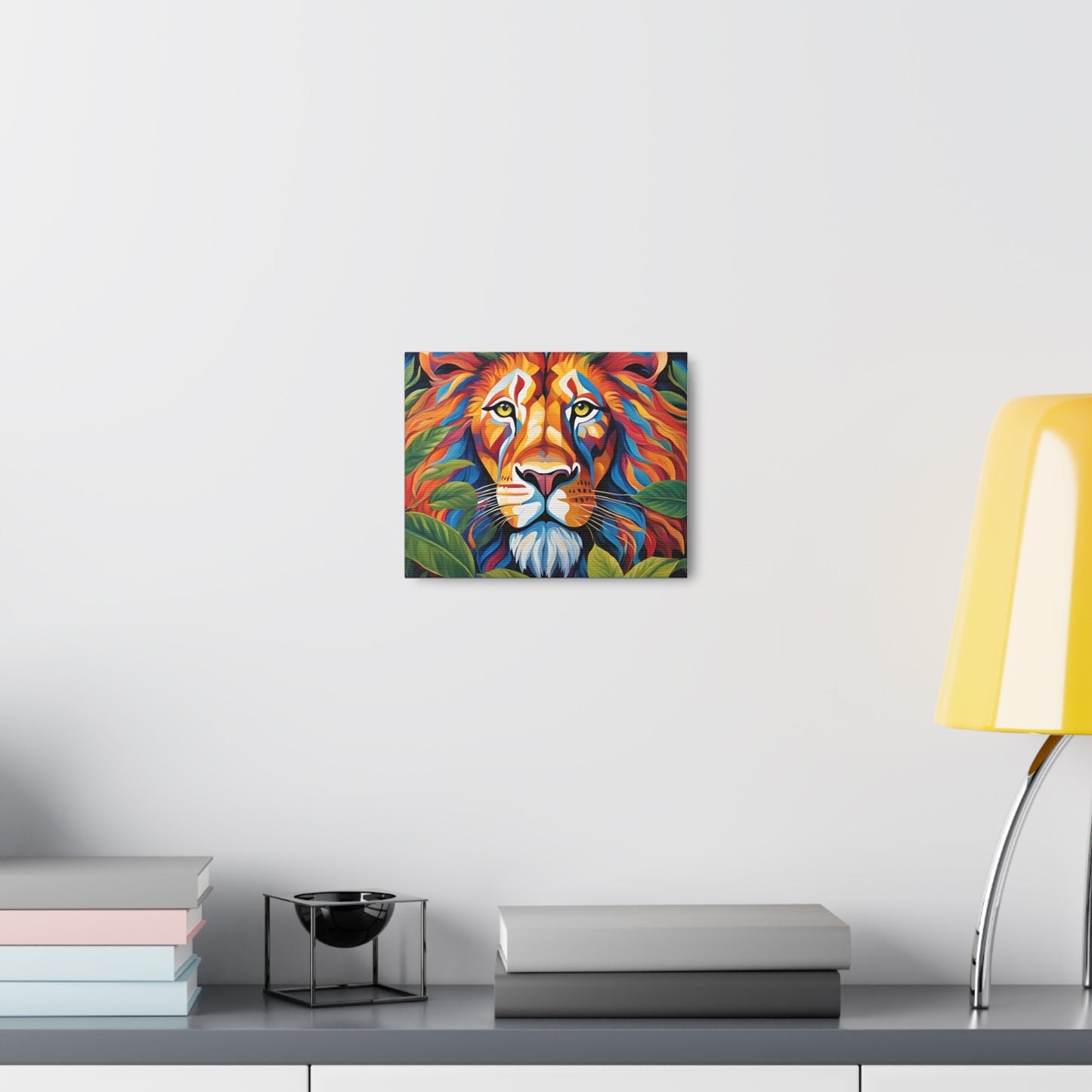 Canvas Art Print - Lion with a Human Face