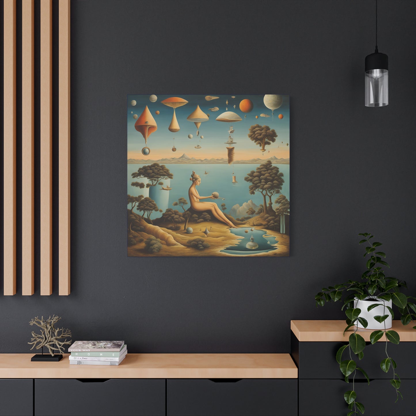 Fantasy Art Canvas Print - Dreamy Landscape Decor