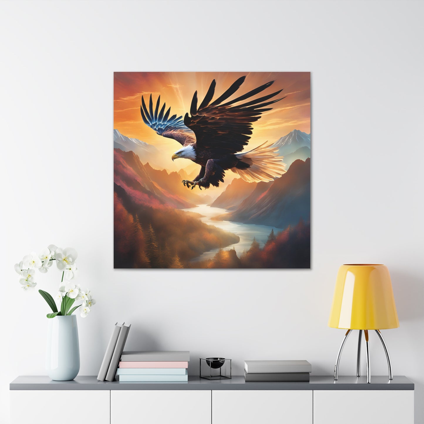 Majestic Eagle Canvas Gallery Wrap - Stunning Wall Art for Nature Lovers