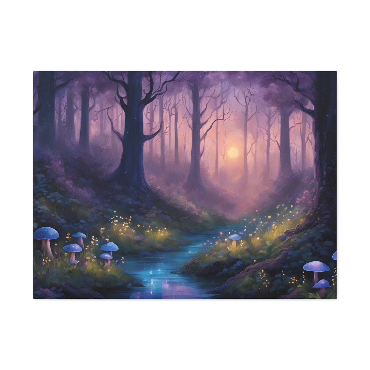 Nature Canvas Gallery Wrap - Mystical Forest Wall Art