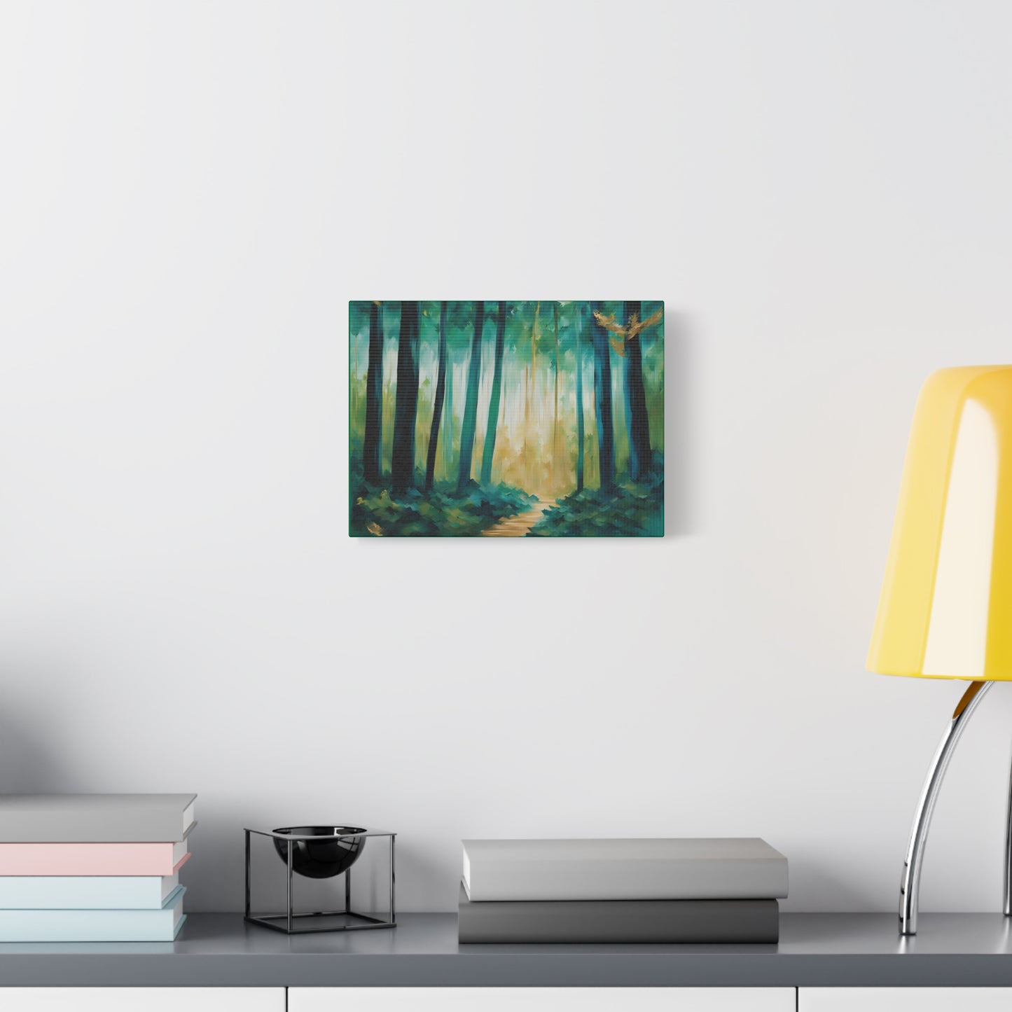 Serene Forest Canvas Wall Art – Tranquil Nature Landscape Print