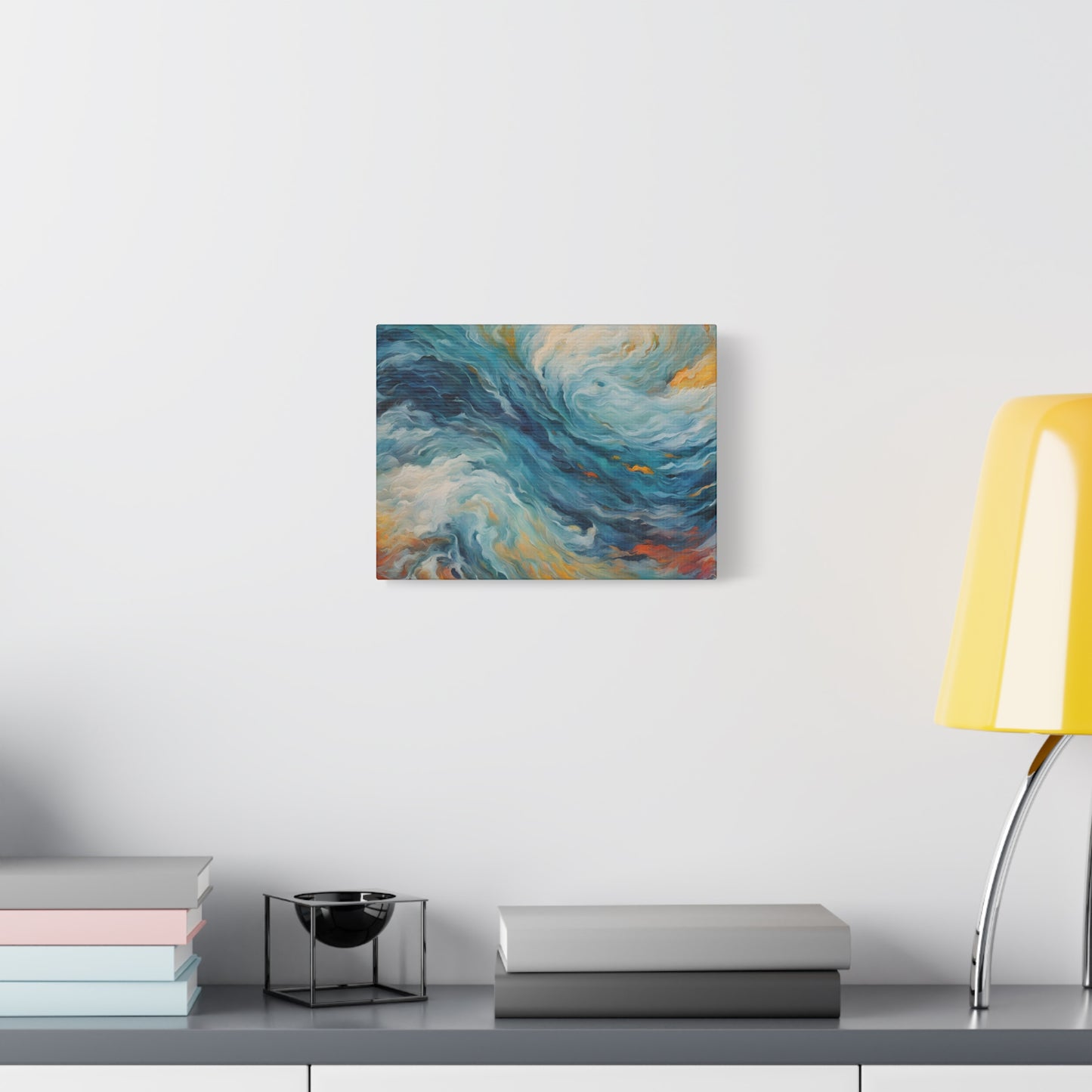 Abstract Ocean Wave Canvas Art