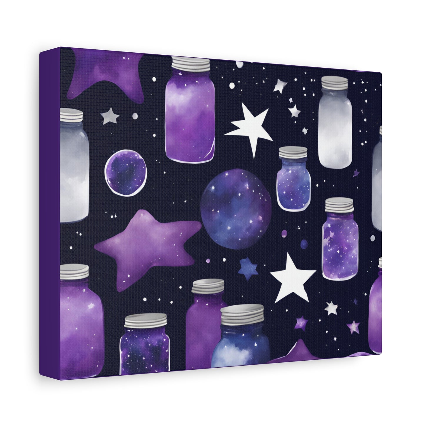 Dreamer's Cosmic Starry Night Canvas – Celestial Wall Art for Inspired Home Decor