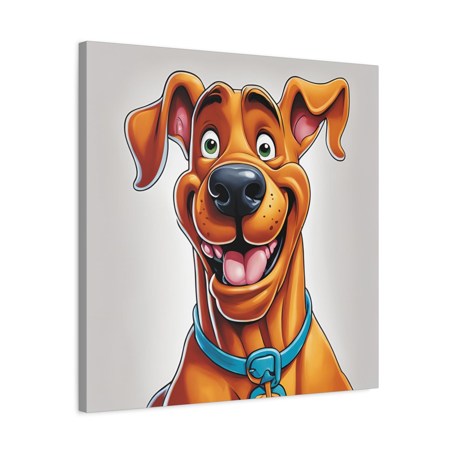 Scooby-Doo Canvas Art - Cheerful Dog Wall Decor