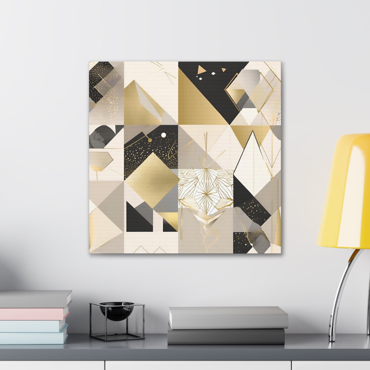 Geometric Canvas Gallery Wrap – Modern Abstract Wall Art