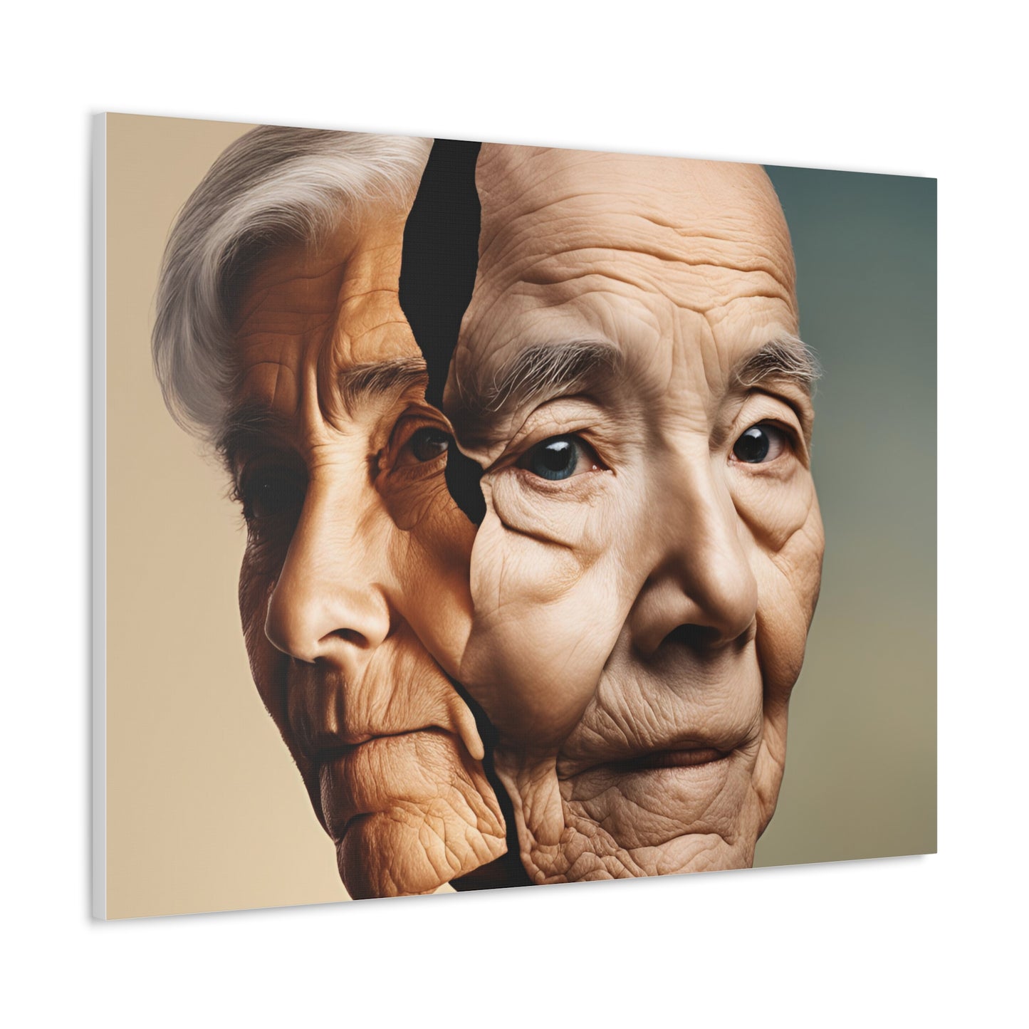 Emotional Canvas Gallery Wraps - Timeless Faces of Aging