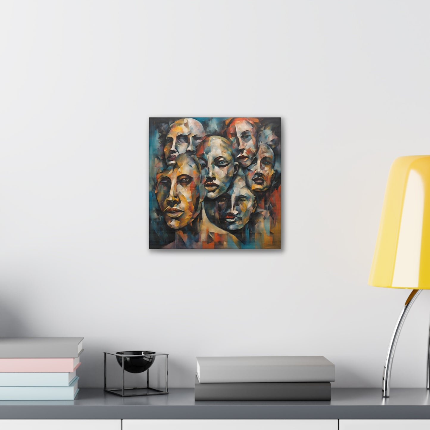 Expressionism Faces Canvas Art - Modern Wall Decor