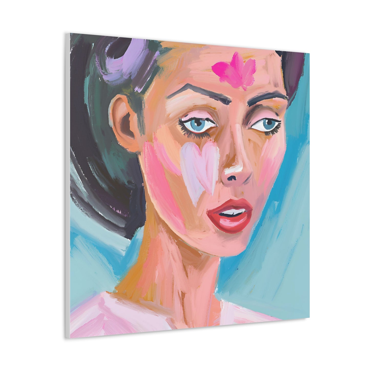 Canvas Wall Art - Vibrant Bold Portrait Art for Home Decor