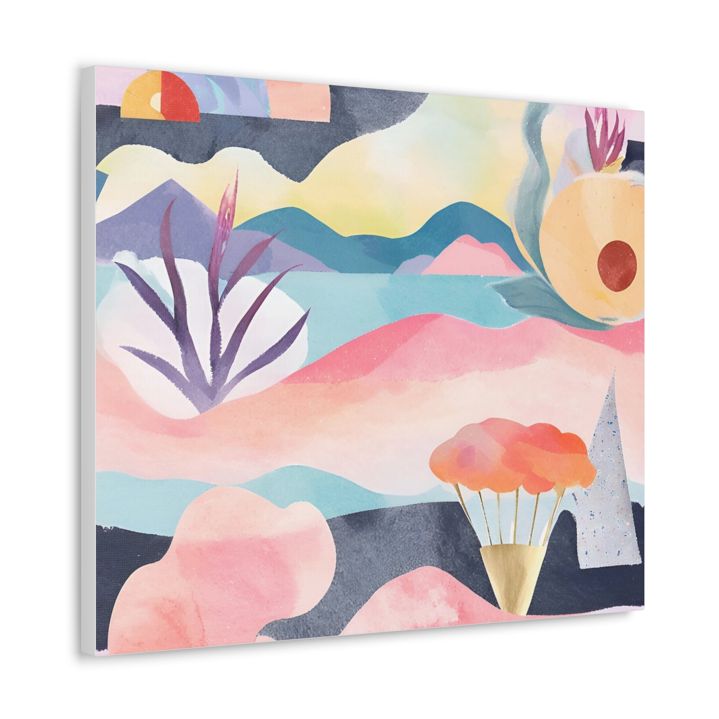 Abstract Landscape Canvas Gallery Wraps - Modern Art Home Decor