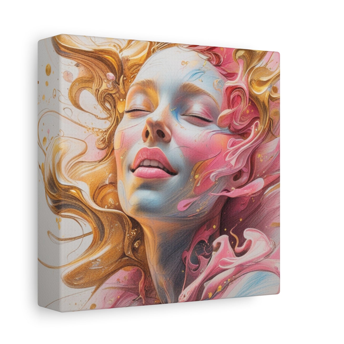 Canvas Wall Decor - Abstract Woman Portrait