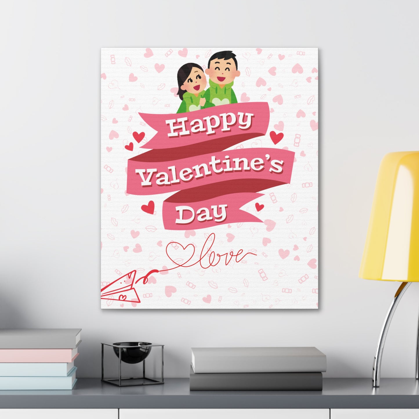 Valentine's Day Canvas Wrap