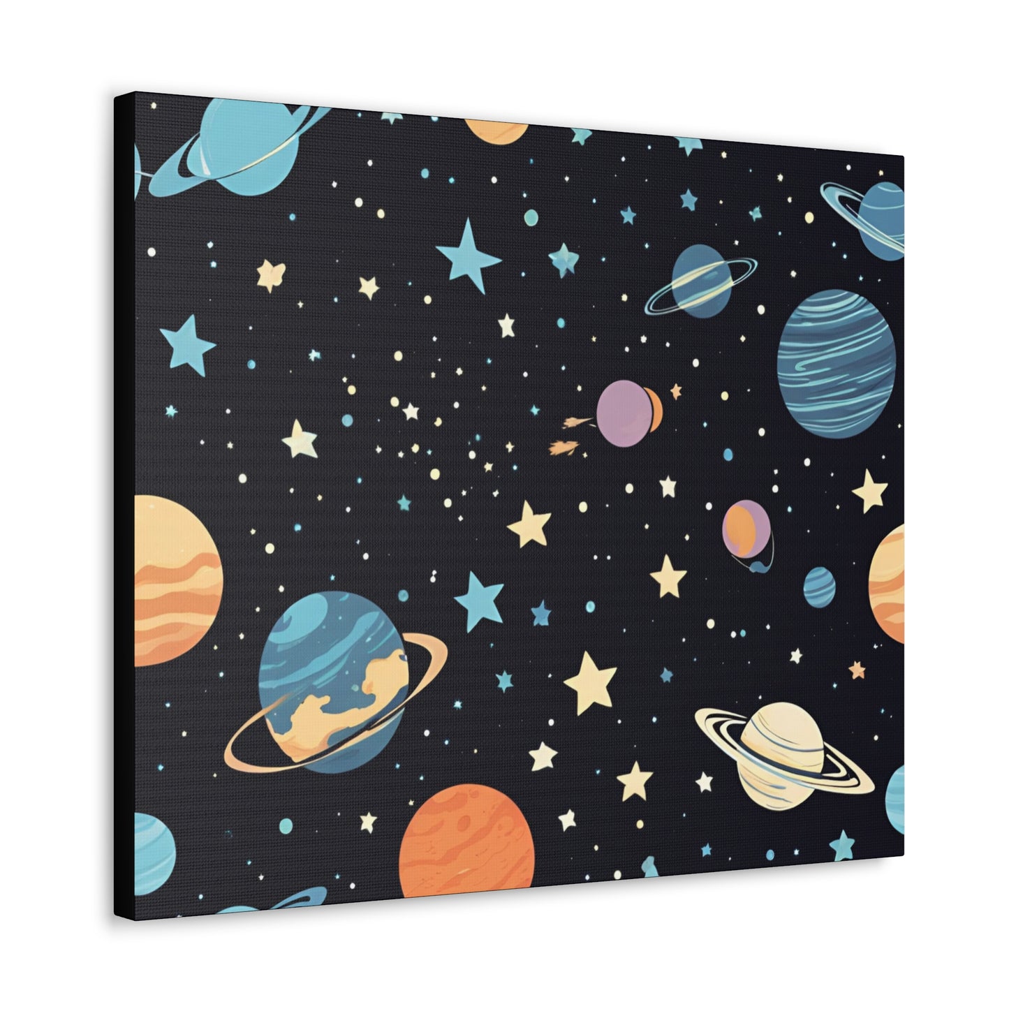 Space Canvas Wraps For Kids Room