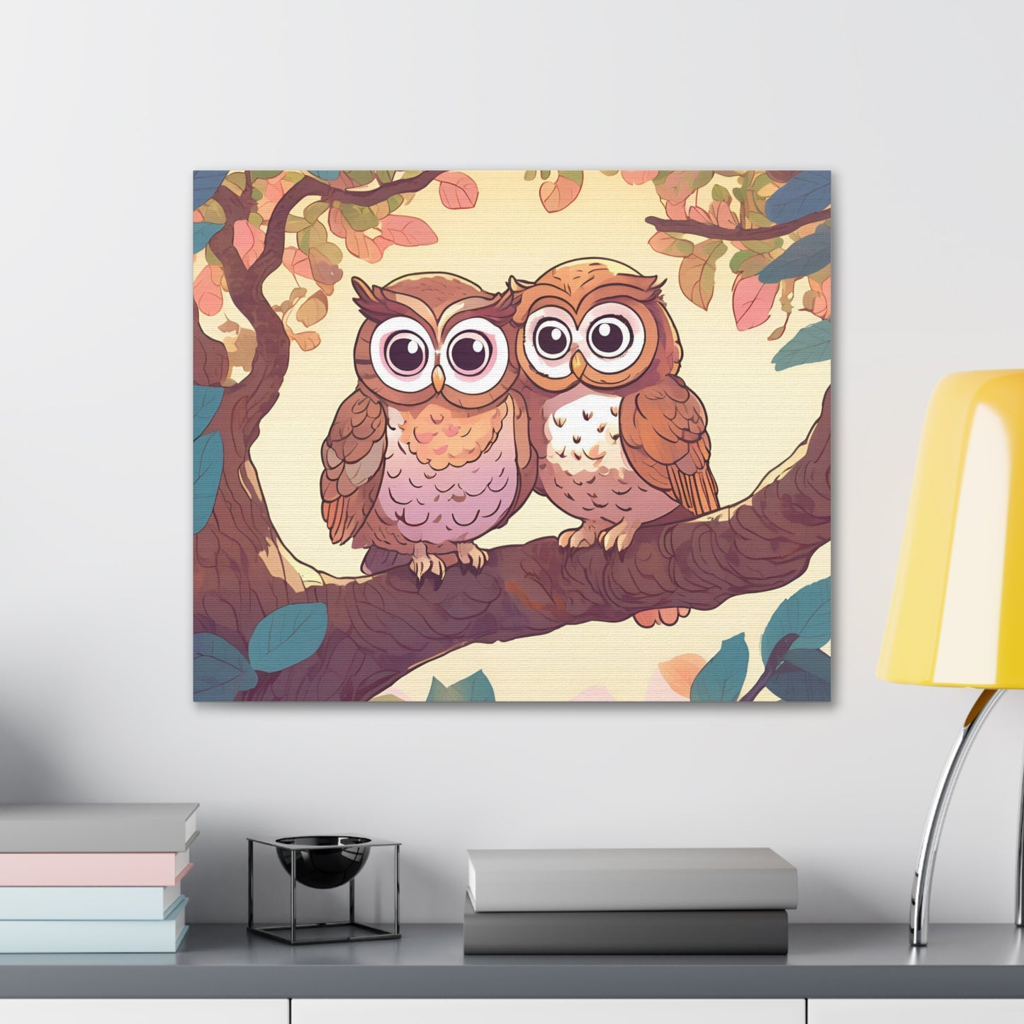 Charming Owl Canvas Gallery Wrap - Perfect Wall Art for Nature Lovers