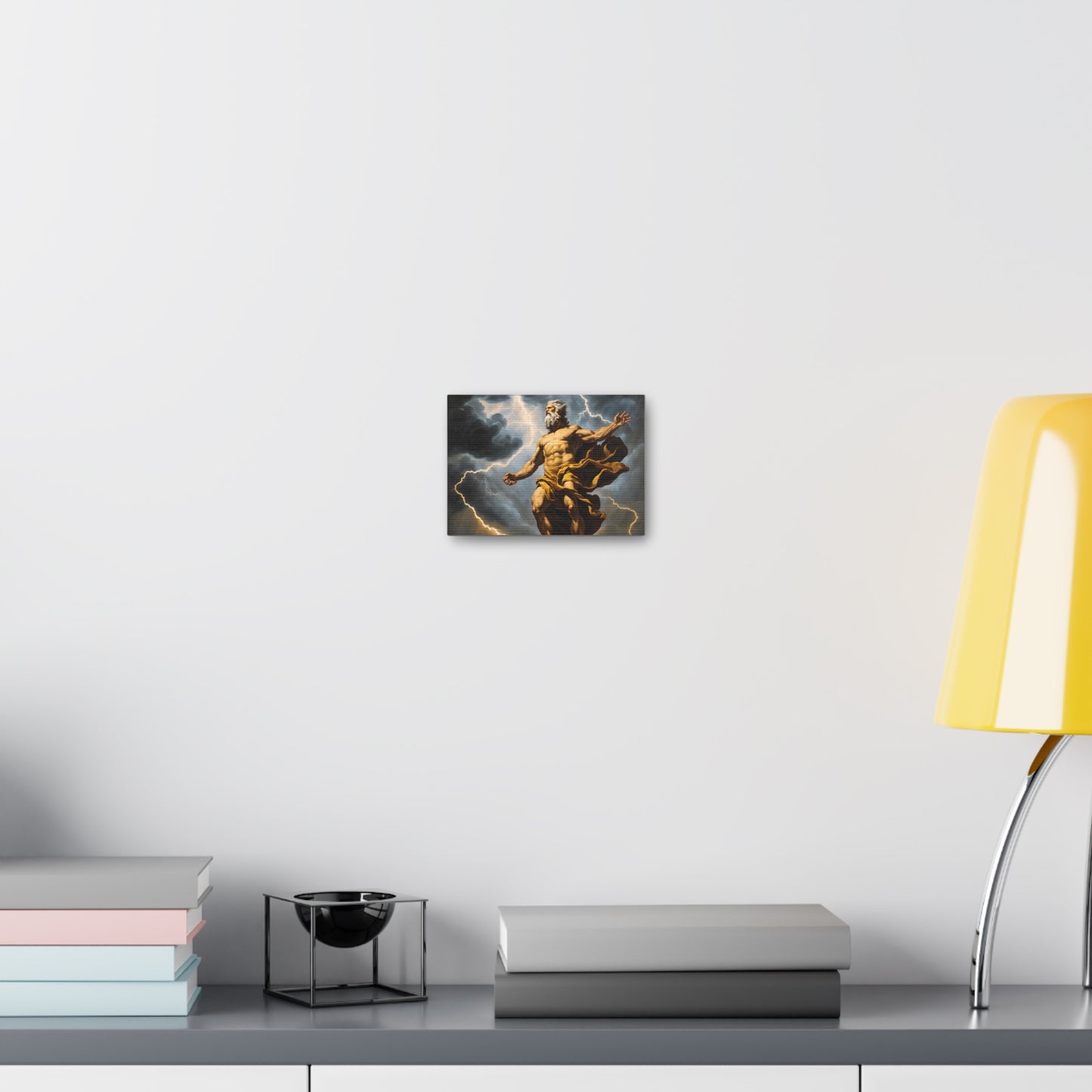 Zeus Canvas Gallery Wrap - Mythical Art Print for Home Decor