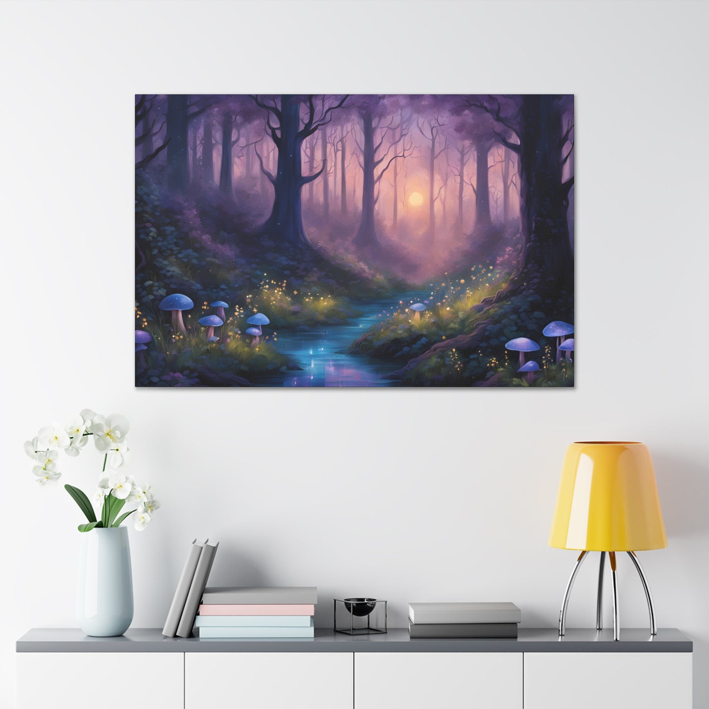 Nature Canvas Gallery Wrap - Mystical Forest Wall Art