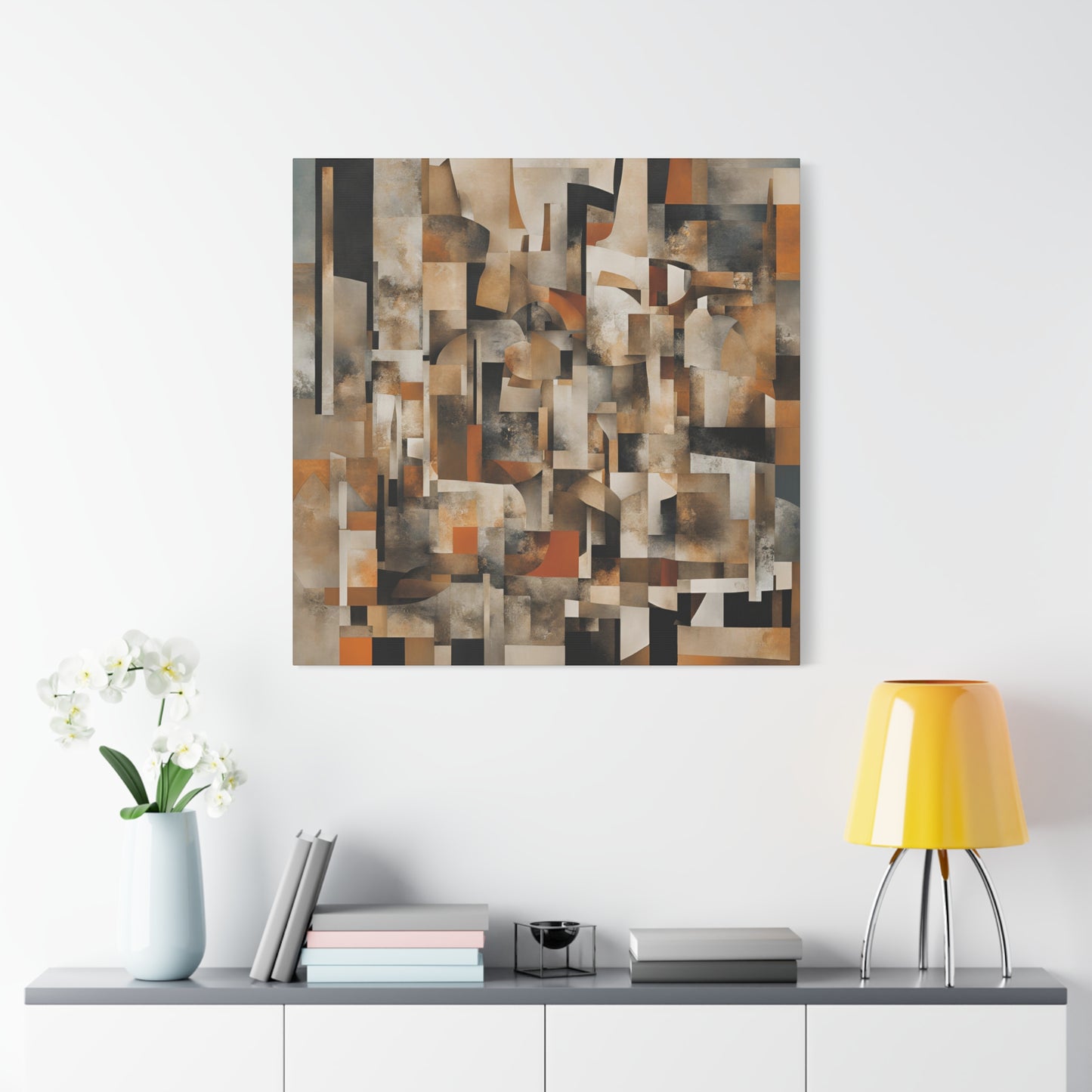 Abstract Matte Canvas