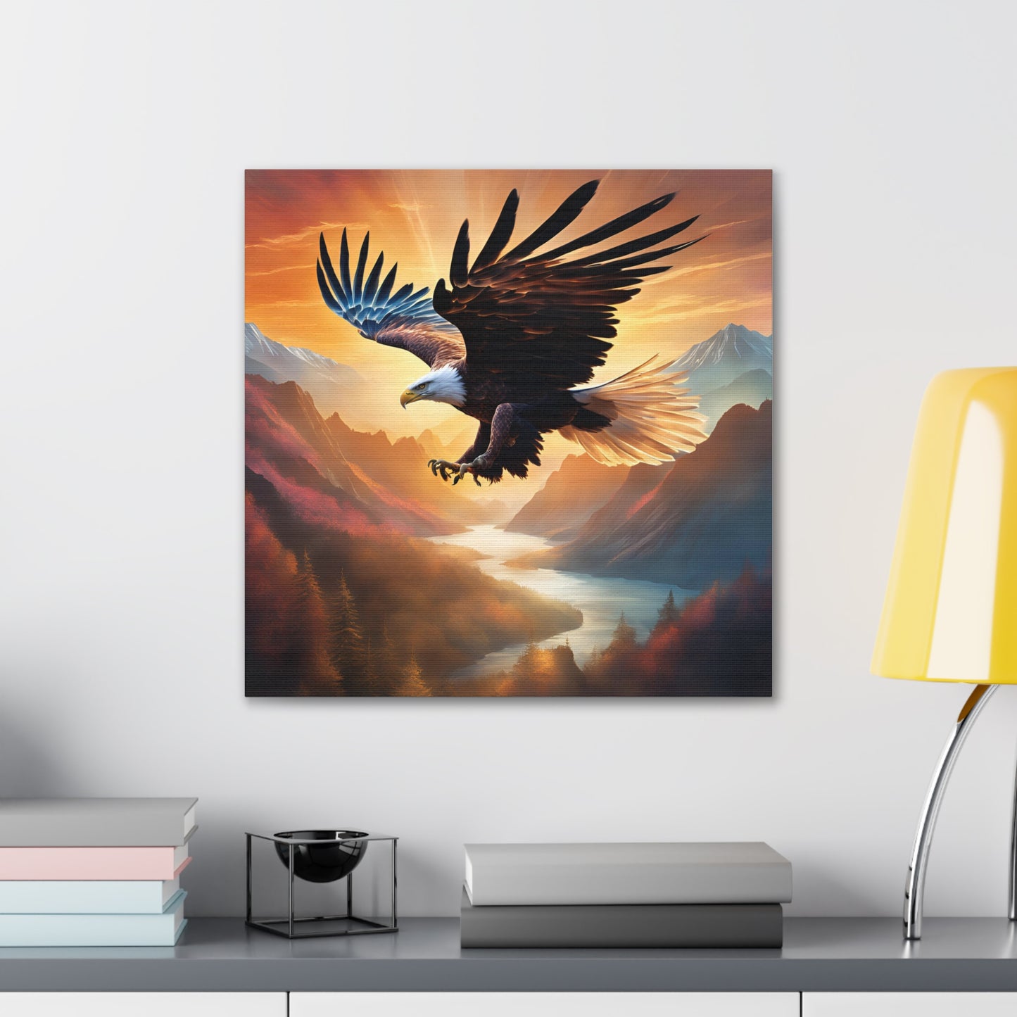 Majestic Eagle Canvas Gallery Wrap - Stunning Wall Art for Nature Lovers