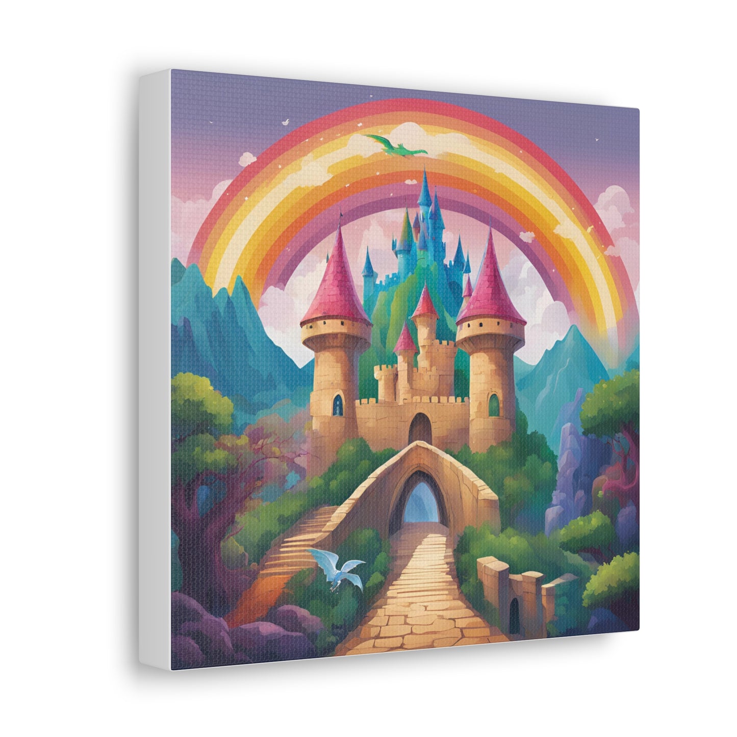 Canvas Gallery Wrap - Enchanted Castle Fantasy Art Home Decor