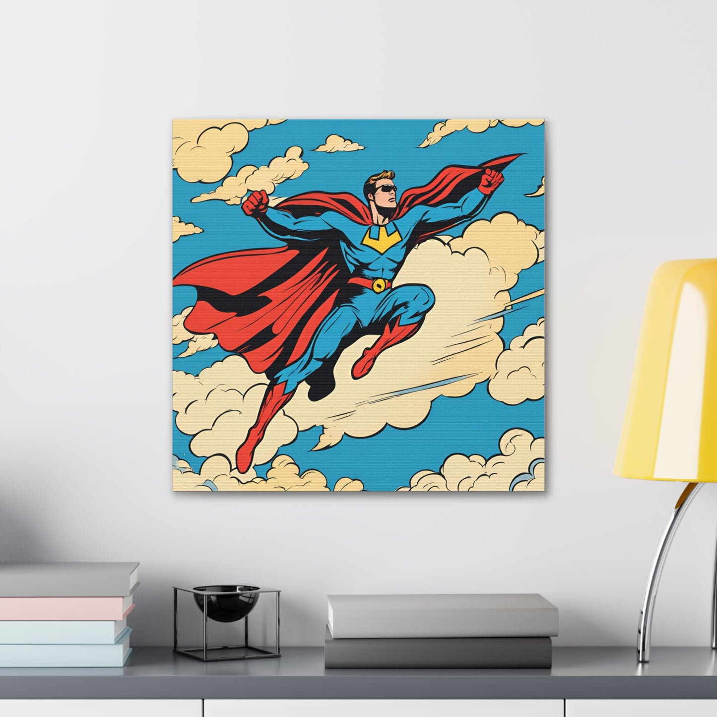 Superhero Canvas Wrap