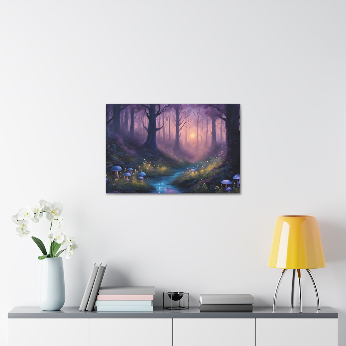 Nature Canvas Gallery Wrap - Mystical Forest Wall Art