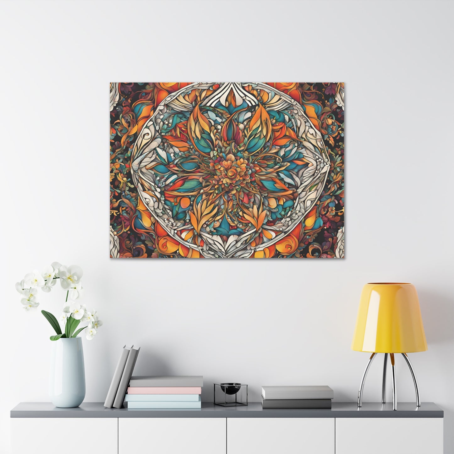 Vibrant Floral Canvas Gallery Wraps - Bohemian Home Decor