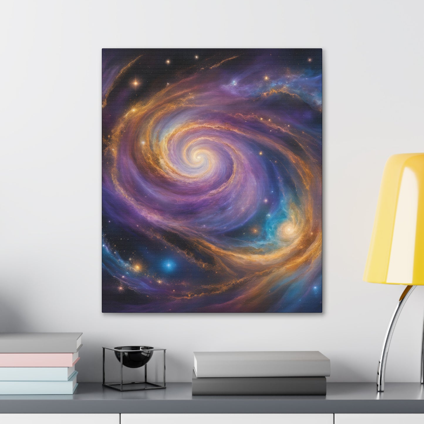 Cosmic Swirl Canvas Gallery Wraps - Galaxy Art for Home Decor