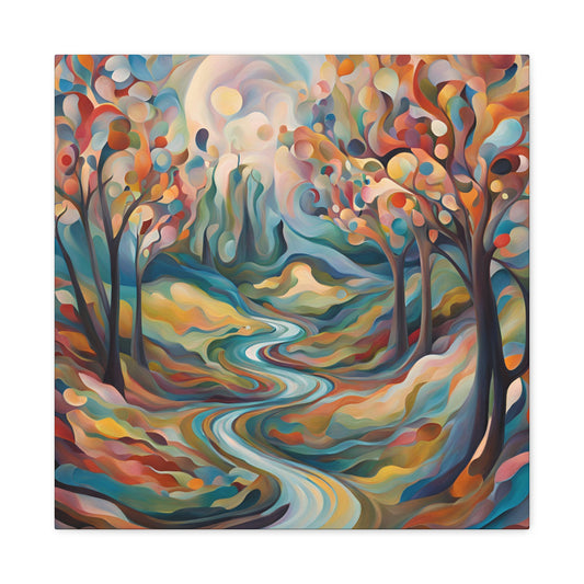 Colorful Landscape Canvas Wall Art - Home Decor