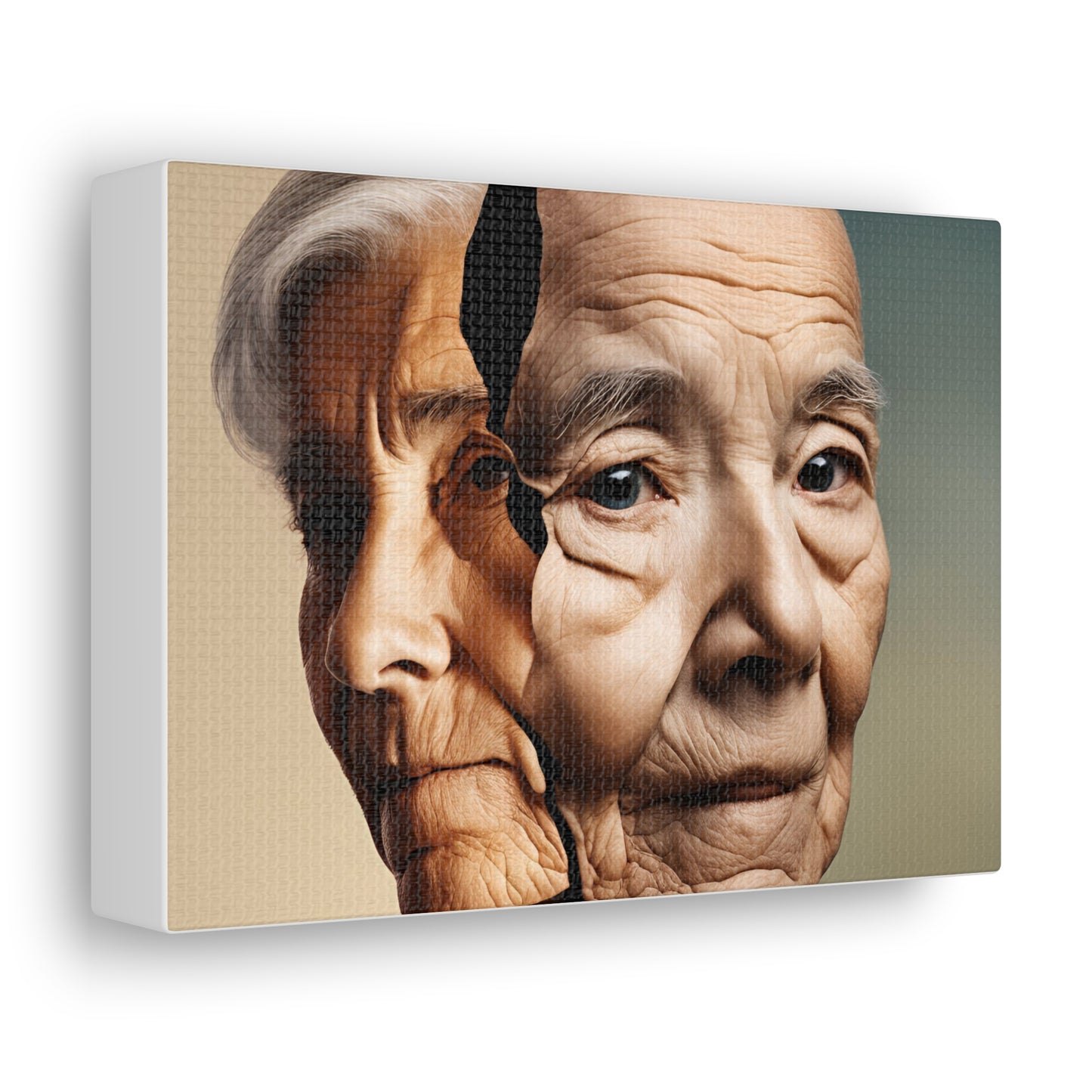 Emotional Canvas Gallery Wraps - Timeless Faces of Aging