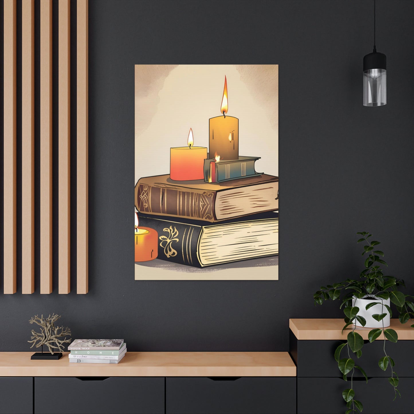 Cozy Book Lovers Canvas Gallery Wraps - Perfect for Home Decor