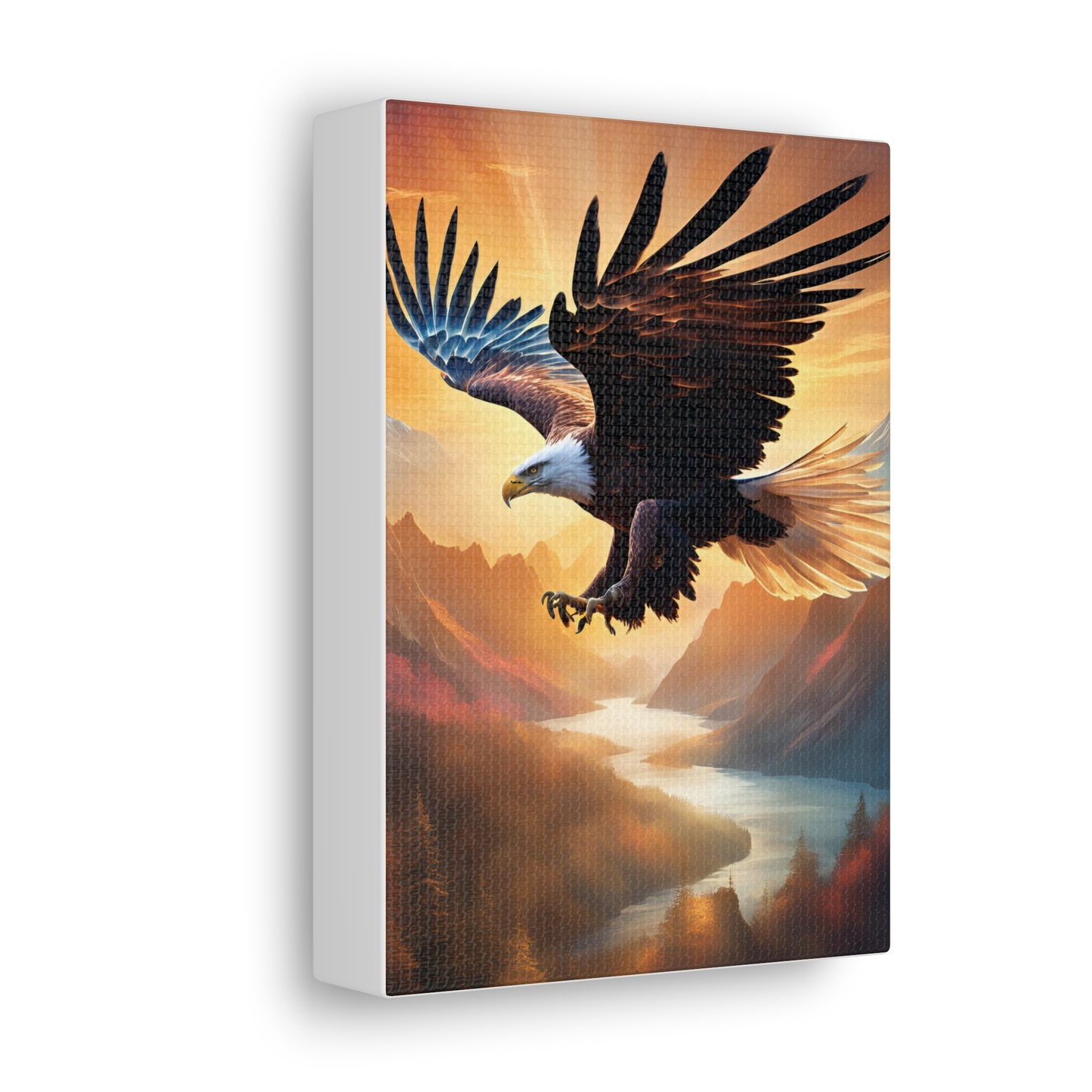 Majestic Eagle Canvas Gallery Wrap - Stunning Wall Art for Nature Lovers