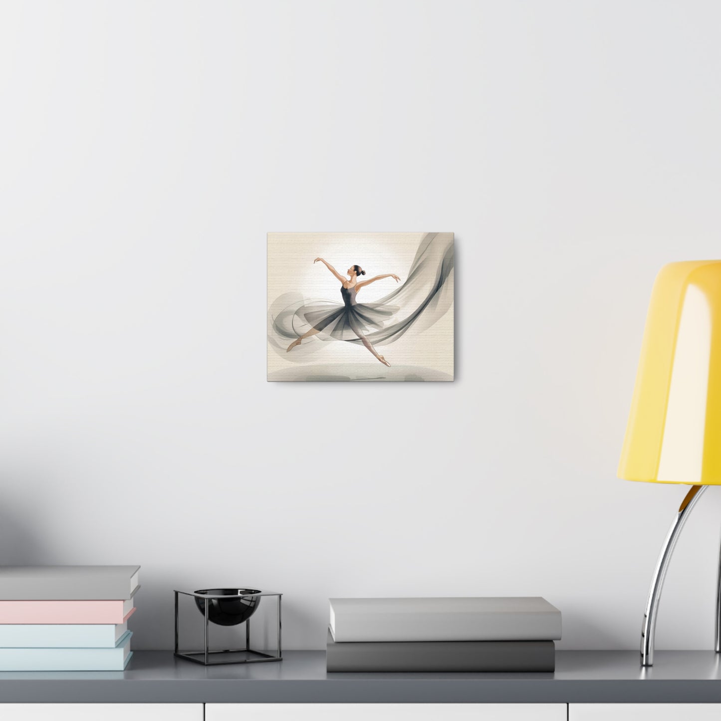 Elegant Ballerina Canvas Gallery Wrap – Chic Wall Art for Dance Lovers