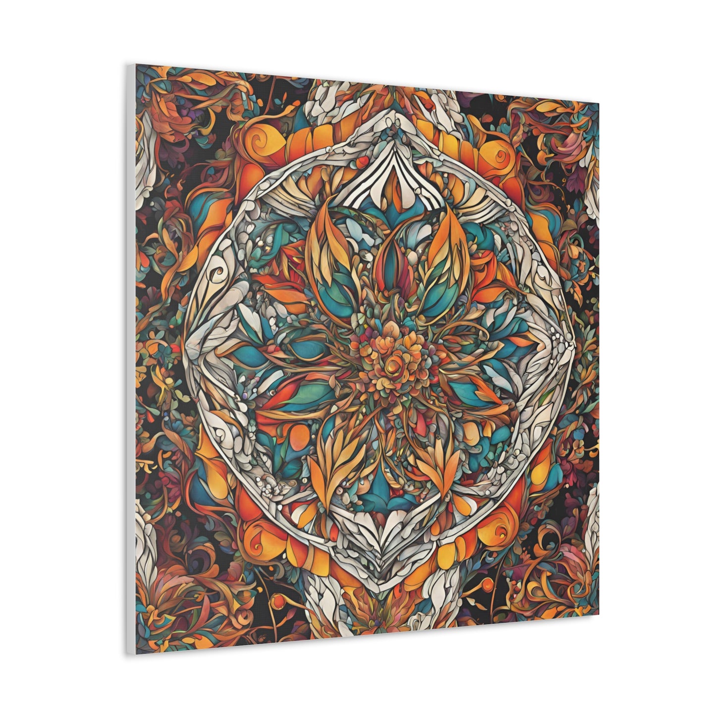 Vibrant Floral Canvas Gallery Wraps - Bohemian Home Decor