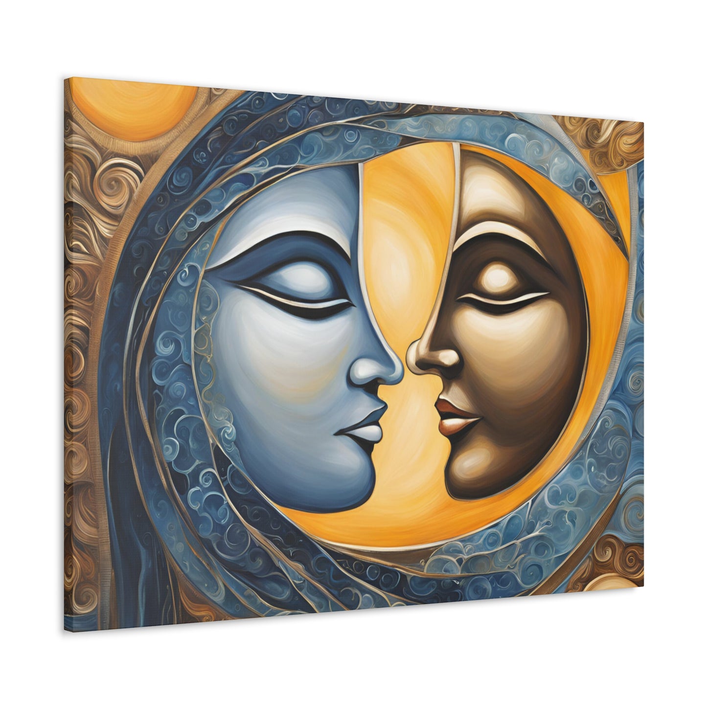 Canvas Gallery Wrap - Duality Embrace Diversity in Art