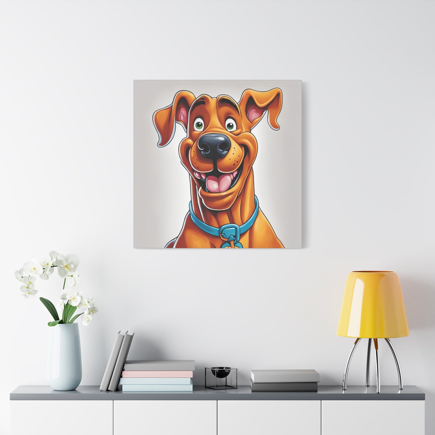 Scooby-Doo Canvas Art - Cheerful Dog Wall Decor