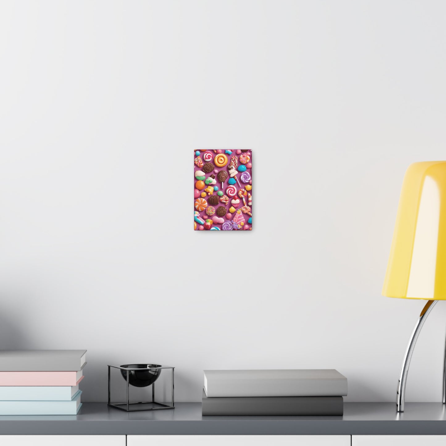 Canvas Gallery Wraps - Candy-Themed Sweet Treat Wall Art for Decor Lovers