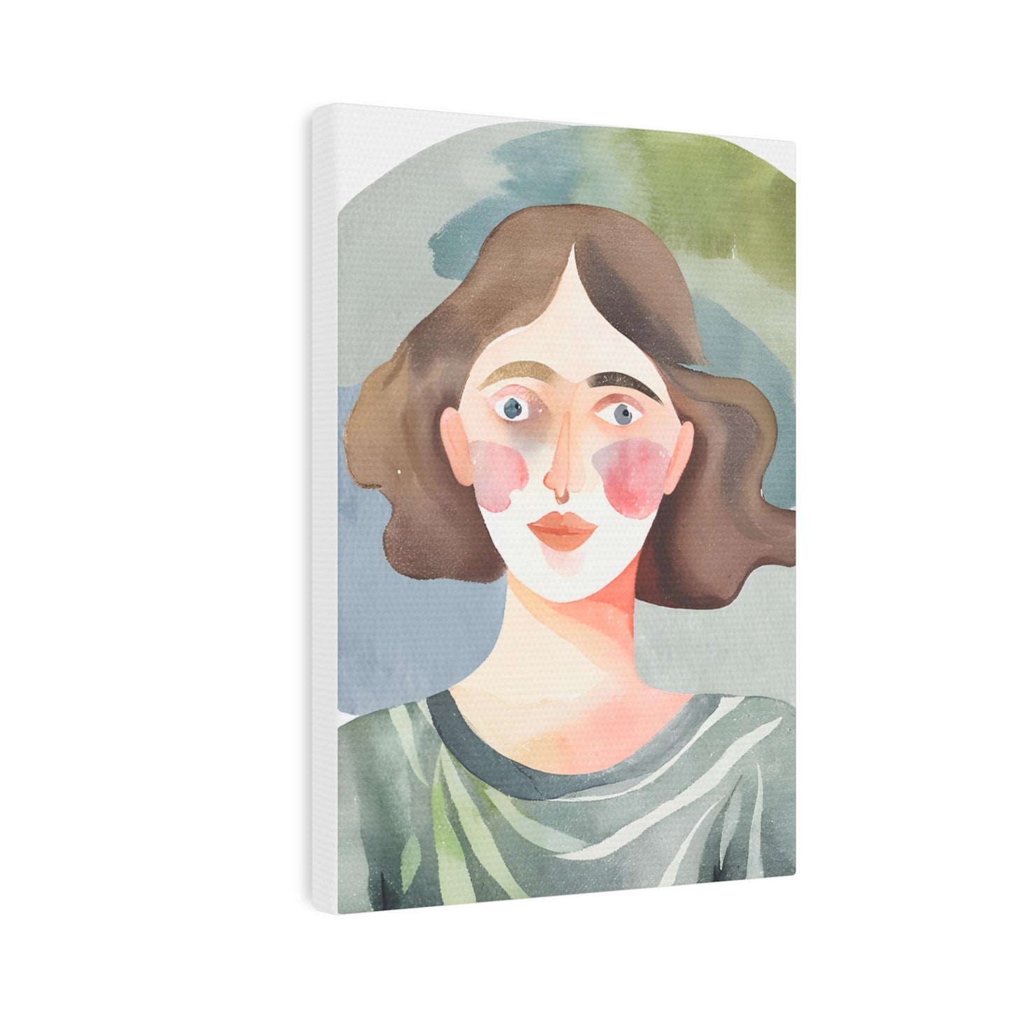 Artistic Canvas Photo Tile - Whimsical Portrait