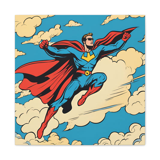 Superhero Canvas Wrap