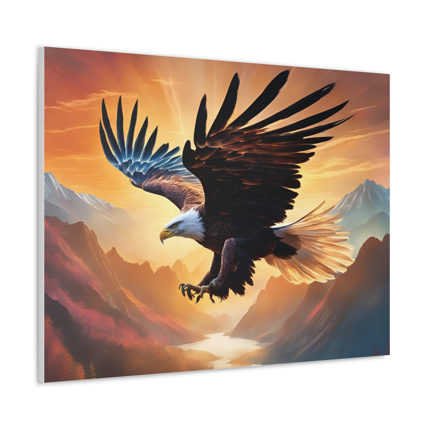 Majestic Eagle Canvas Gallery Wrap - Stunning Wall Art for Nature Lovers