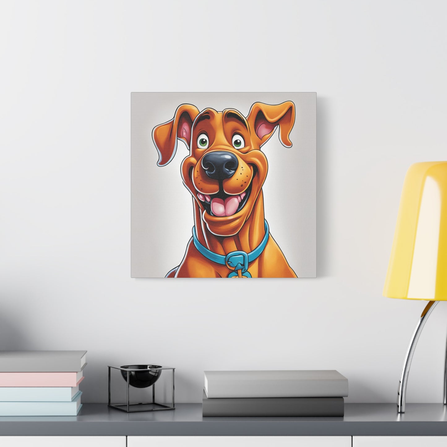 Scooby-Doo Canvas Art - Cheerful Dog Wall Decor